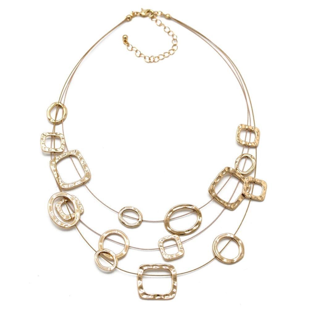 DENKAYS MULTI LATER NECKLACE